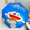 Doraemon Aufdruck Automatischer Regenschirm, 8 Speichen Eisenrahmen, Kunststoffgriff, Geeignet für Reisen im Freien & Täglichen Gebrauch, Ideales Geschenk