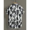 Men Clothes Summer Short Sleeve Fashion Loose Shirt Tops 100% Polyester