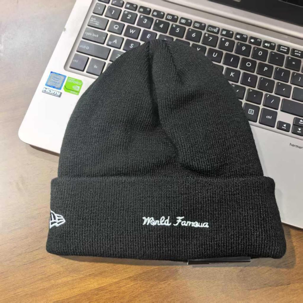 Czapka dzianinowa z haftowanym napisem Xiaomei - Unisex, do małej twarzy, wszechstronna czapka wełniana