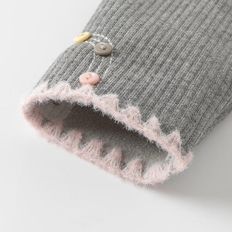 Dave & Bella Girls' Fleece Lined Winter Leggings