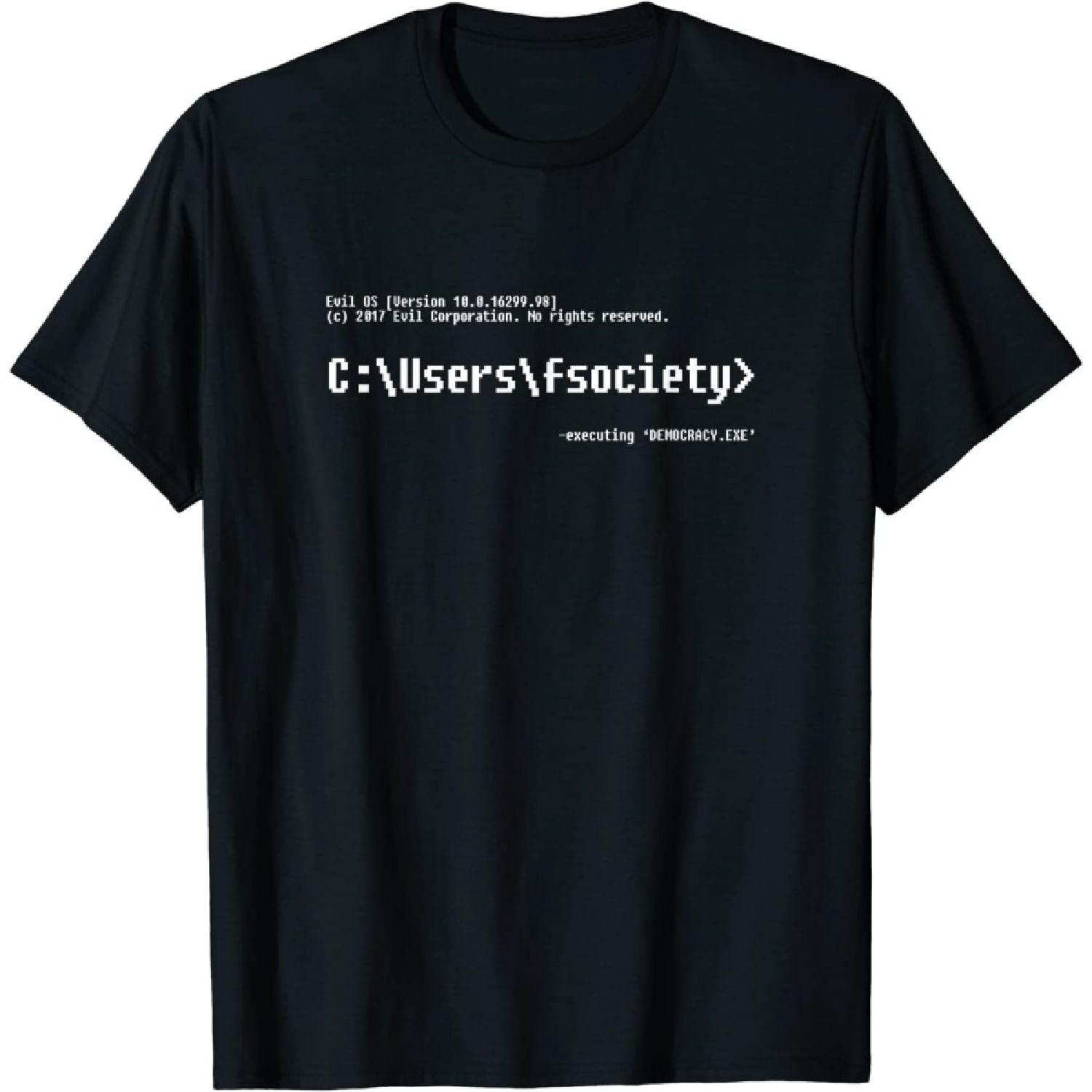 EYDE Fsociety - sysadmin T-Shirt XXXXXL разноцветный