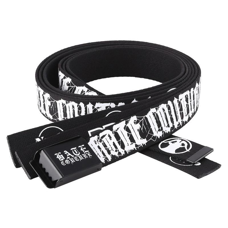 

Мужской и женский трендовый плетеный тонкий ремень, хлопковый ремень, многоцветный на выбор 110-130cm чёрный