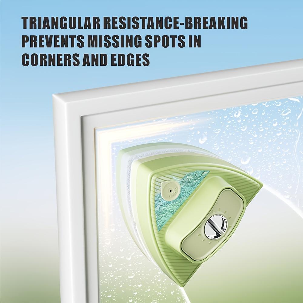 1 Upgraded Magnetic Double-Sided Window Cleaner Made of ABS Material, Reusable And Adjustable,Suitable for Glass Thickness of 3-30Mm