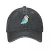 Blue Peach-Faced Lovebird Baseball Cap Visor Vintage Trucker Hats Women'S Golf Wear Men'S