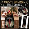 Christmas Table Runner Holiday Dining Table Decoration Long Table Cover for Home