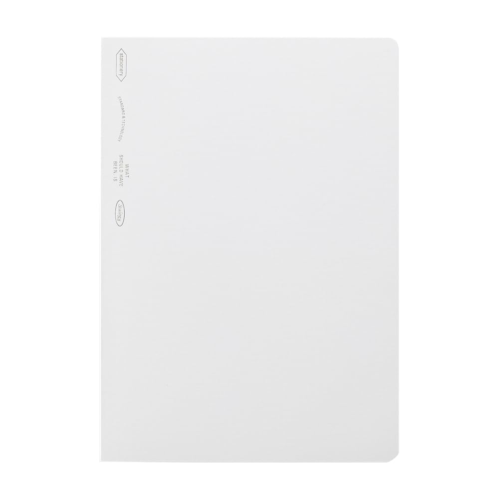 Nitoms STALOGY Notebook, A5 Grid, 1/2 Year Notebook, Limited Edition, White, S4119
