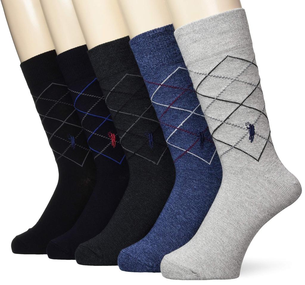 Western Polo Texas Healing Foot Line Size Sizes to Japanese Size [Kuchigomu Kaikaku] Men's Sneakers, 5-Pair Set, Double-Sided Embroidery, Diamonds,