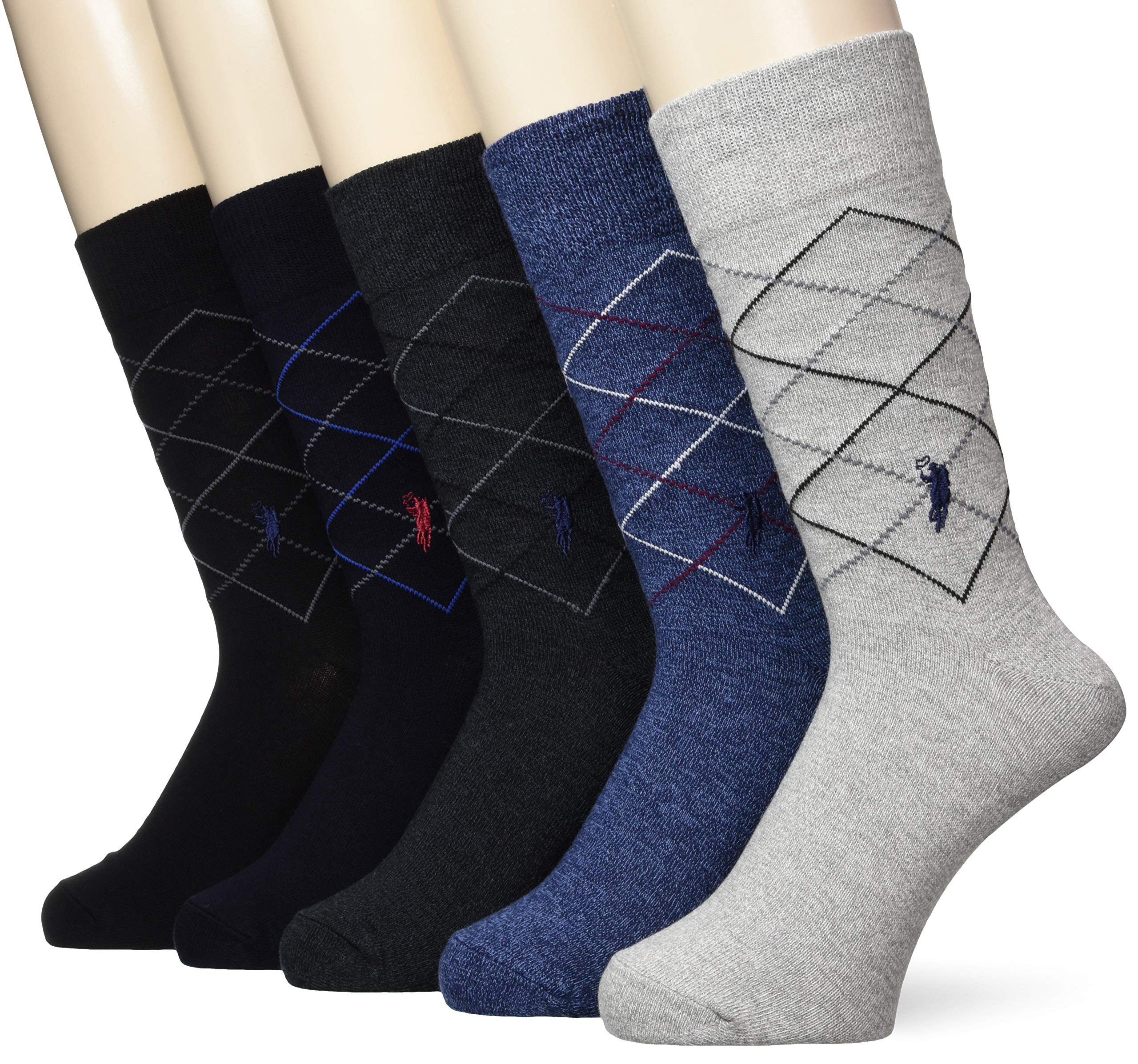 

Western Polo Texas Healing Foot Line Размер Размеры к Японскому Размеру [Kuchigomu Kaikaku] Мужские Кроссовки, Набор из 5 пар, Двусторонняя Вышивка, Ромбы,