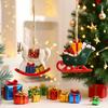 Christmas Hanging Pendnats Santa Claus Snowman Xmas Tree Decoration Navidad 2026 New Year Ornament for Party Home