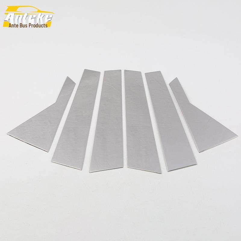 

Angsino Car Window Bright Strips: Scratch-Resistant Trim for 18 Models