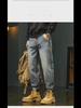 Jean fuselé à jambe droite pour homme: Pantalon décontracté tendance, ample et polyvalent pour l'automne/hiver.