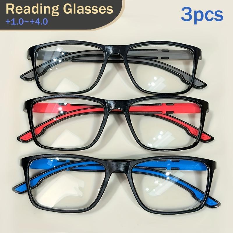 3pcs Blue Light Blocking Reading Glasses for Women & Men