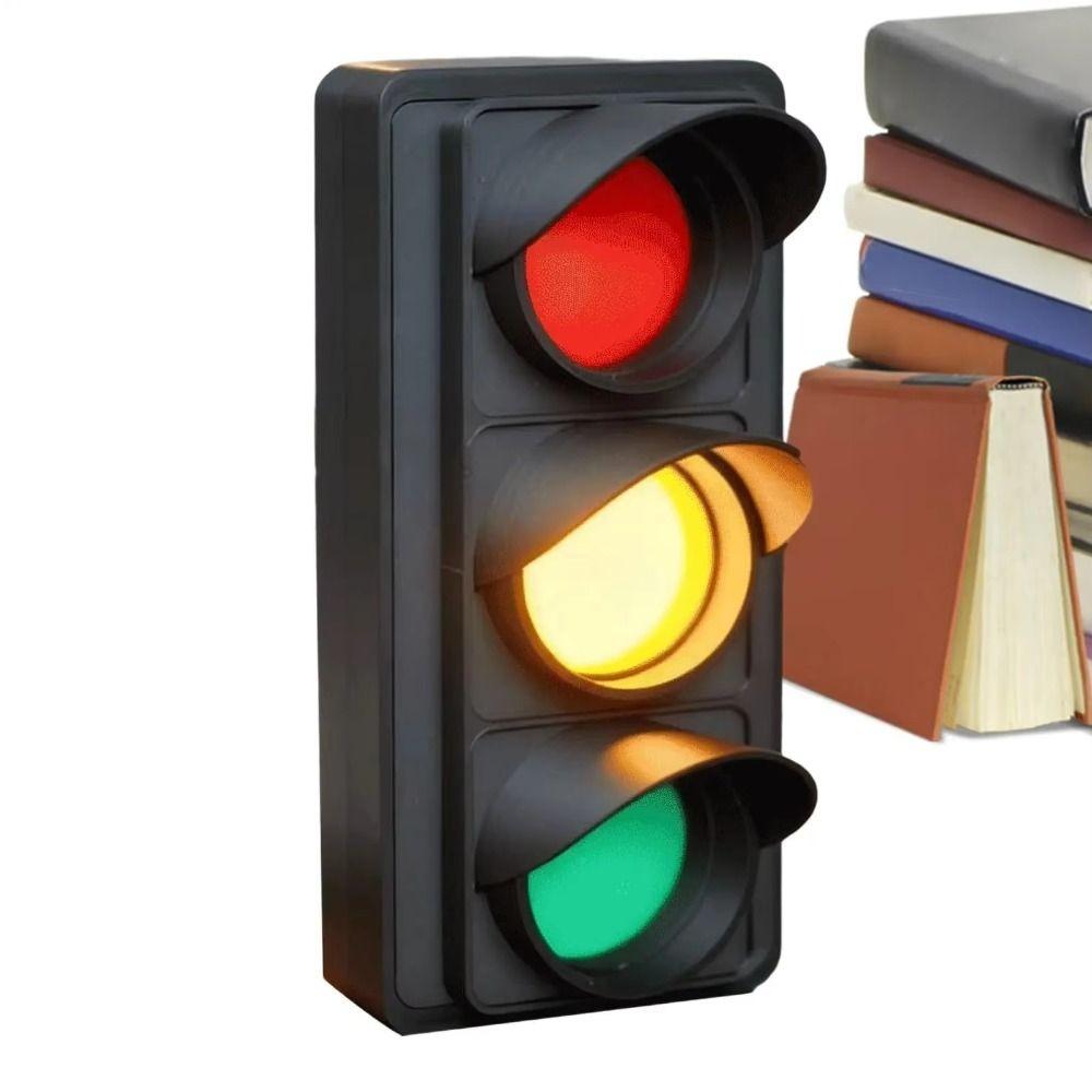 Desktop Sign Traffic Signal Light USB Powered Busy Light Indicator LED Traffic Light Gaming Room