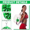 24 Pcs Cheer Pom Pom Keychain Cheerleader Gift Cheering Keyring Camp Team Gift