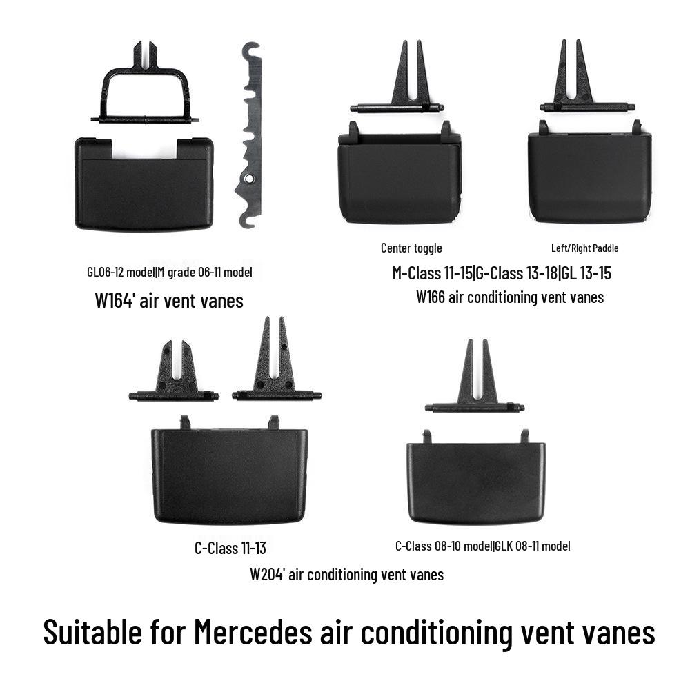 Air Vent Vane Repair Part for Mercedes-Benz W164, W166, and W204 C-Class M-Class GL-Class G-Class GLK
