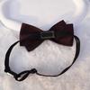 Men Formal Bow Tie Adjustable Design Double-Layered Bow Tie Non-fading Weddings Business Parties Bow Tie