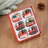 Wooden Train Pendants Christmas Tree Mini Hanging Doll Ornaments Decoration for Home 2025 Navidad Noel Xmas New Year 2025 Gifts