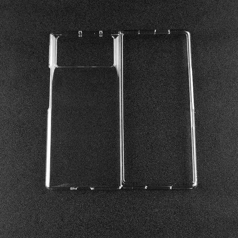 Applicable To Millet Mixed Fold3 Folding Screen Mobile Phone Case Smooth Electroplating Oil Injection PC All-inclusive Fold2 Protective Case