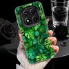 Summer Plants Green Leaf Soft Phone Case for Xiaomi Redmi Note 13 14 15 Pro Plus 12S 12 11S 11 11T 10S 10 Shockproof Cover Back