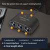 Multifunctional Car Charger, Car Charger, Cigarette Lighter, One To Three with USB + PD Fast Charging Interface 12V24V Universal