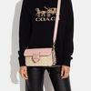 COACH Morgan Canvas Leather Cow Leather Handbag , Shoulder Bag Large Women's Khaki Monogram Pink (Unisex) Handbags CE621 IMSWZ