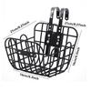 Front Kids Bike Basket Metal Sturdy Convenient Universal, Waterproof, Repair Part, Children Bicycle Basket, Easy Installation