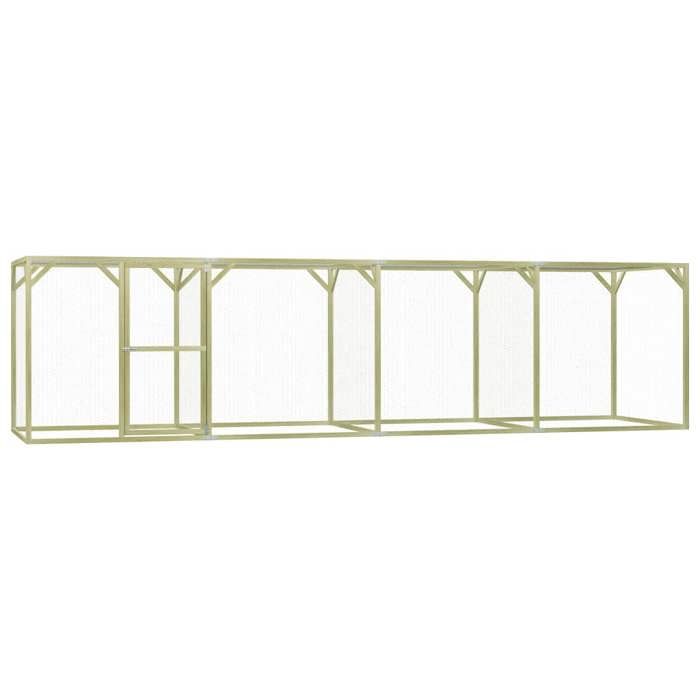 VidaXL Chicken Coop 1.5x6x1.5 M Impregnated Pinewood