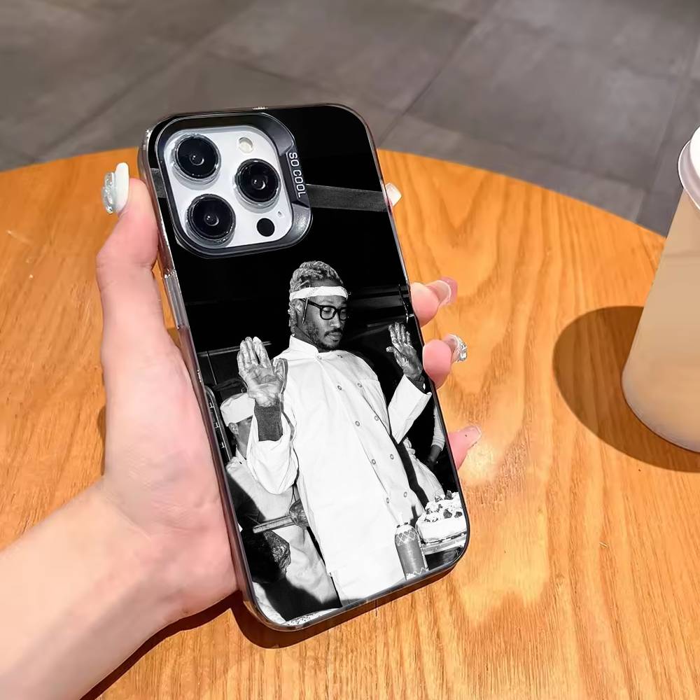 Cool F-Future Rapper Phone Case For iPhone17,16,15,14,13,12,11,Pro,MAX White Matte Shockproof Cover