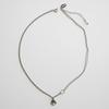MERRYMOTIVE Birth stone pendant mix chain necklace (12type)