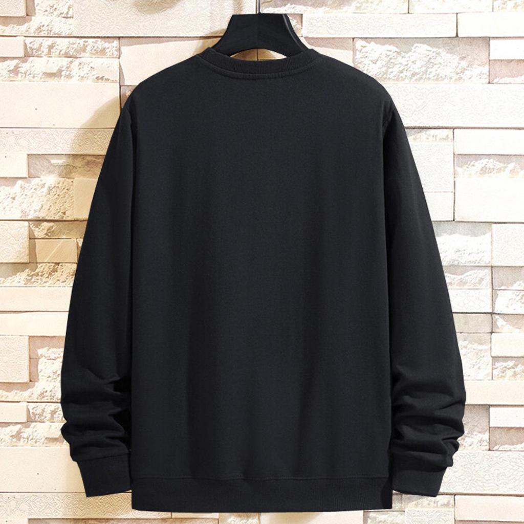 Men's Plus Size 2025 Trendy Autumn/Winter Round Neck Thick Velvet Long Sleeve Casual Loose Pullover Hoodie