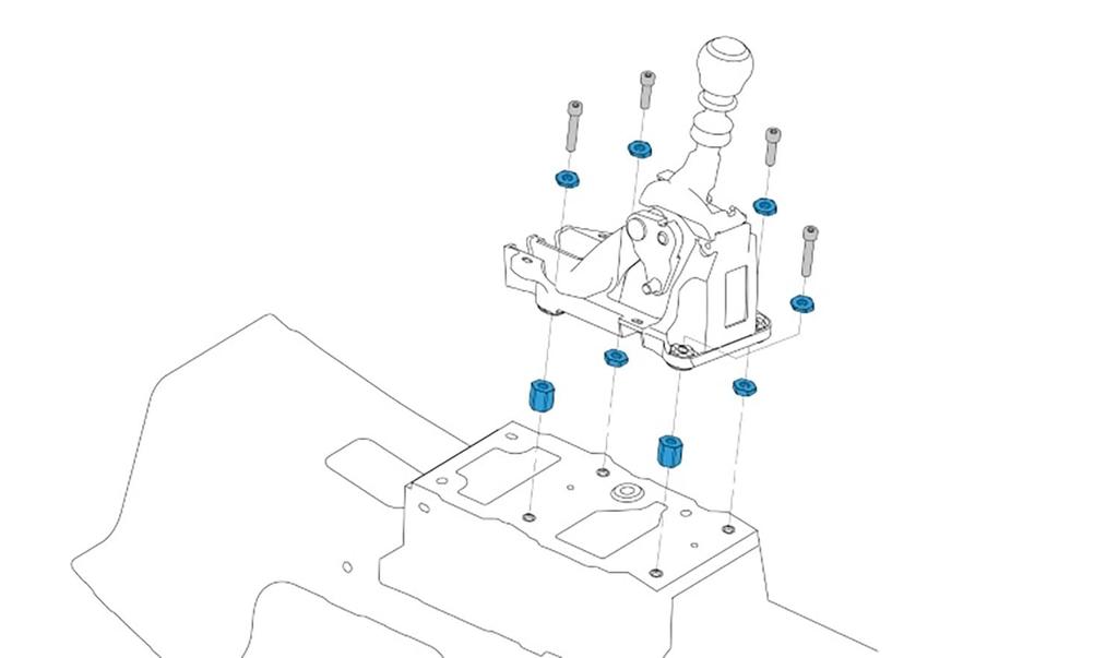CUSCO (Cusco) [Shift Lever Movement Kit] Toyota GR Yaris GXPA16 1C7 936 A