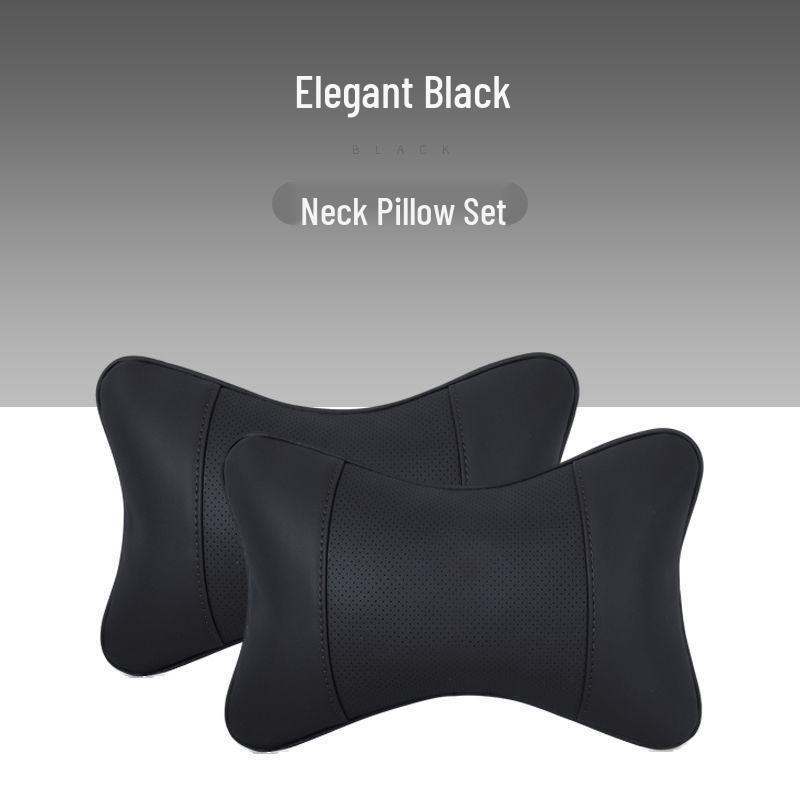 Zestaw poduszek podpierających szyję i lędźwie na zagłówek samochodowy na poduszkę oparcia