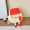 Schoolbag Cartoon Boys and Girls Kindergarten Backpack Size Children's Schoolbag Three-dimensional Splicing Color House Model Going Out Backpack