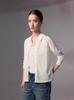 Women's High-End 48s Yangzi Fine Wool Cardigan, Solid Color, POLO Lapel Knit Jacket, Casual Spring/Autumn Style.