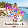 Personalized Beach Towel,El Payaso Plim Plim Custom Printed Name Text, Super Absorbent Towel For Beach Vacation