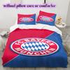 FC Bayern Munich Pattern Bedding Quilt Set Quilt Cover Pillowcase Home Decoration Birthday Gift (1 * Duvet Cover + 2 * Pillowcase, Without Core)