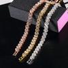 Exquisite Luxury Shining Brightly Multi-layer Full of Rhinestone Bracelets for Women Roman Bride Wedding Jewelry Accessory Gift