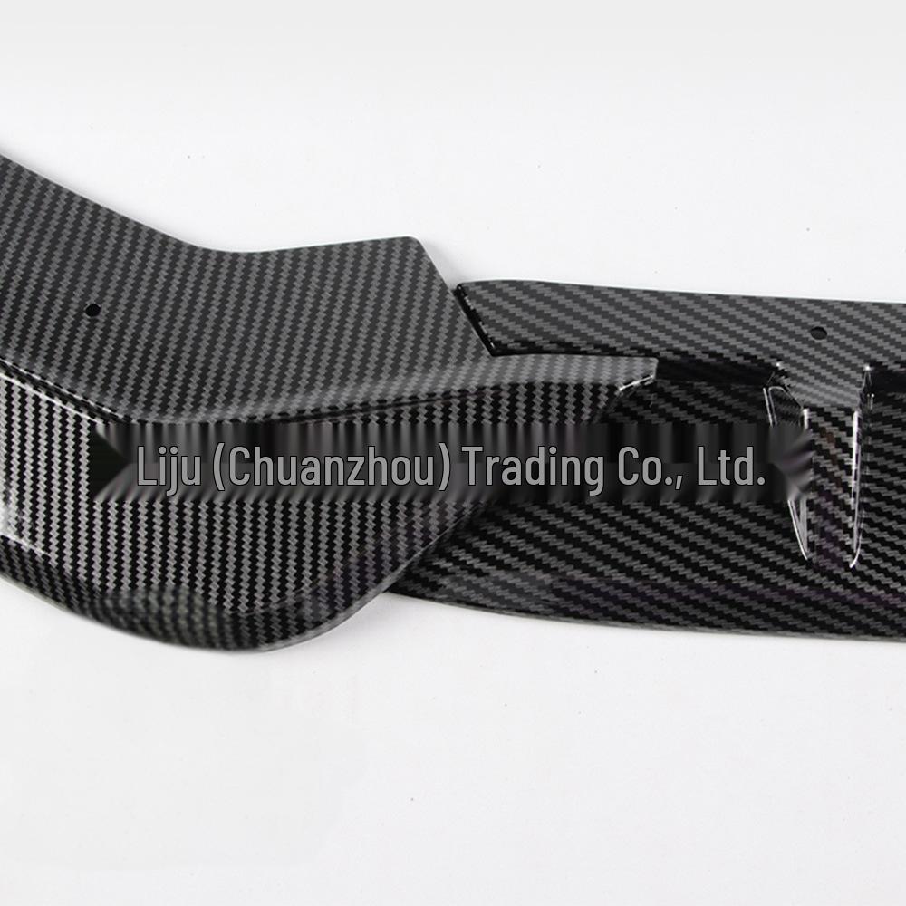 Carbon Fiber Front Lip Spoiler for 2018-2020 Honda Fit - Three-Section Body Kit
