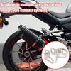 Motorcycle Exhaust Pipe Bracket Z/L-Shaped Stainless Steel Moto Modification Exhausts Pipe Clamps Fixed Bracket Accessory