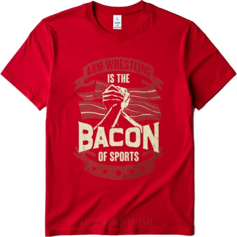 

Travel Women O Neck tshirt Plus Size Arm Wrestling Is The Bacon Of Sports Classic Man tees Trendy Tshirt Oversized Tshirt S