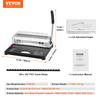 VEVOR Binding Machine, Comb Binding Machine 21-Holes Binding 450 Sheets, Book Binder Machine with 100 PCS 9.53 mm Comb Binding Spines