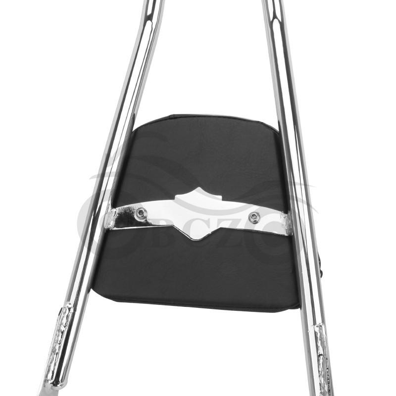 Harley XL883/1200/X48 Rear Backrest with Quick Release Seat Cushion and Luggage Rack for Motorcycle Modification