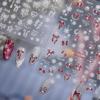 Tomoni Crystal Diamond Snowflake Nail Art Stickers - DIY Winter Crushed Ice Decoration