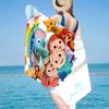 Rainbow Coco Adventure Beach Towel, Super Soft Microfiber, Gift for Her/Him, Birthday, for Pool, Beach, Travel, Home Decor Fan Gifts