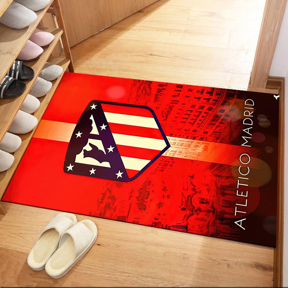 Atletico Madrid Floor Mat Suitable For Study Room Dining Room Game Room Playrooms Antislip Rug Office Home Decor Birthdaychristmas Gift