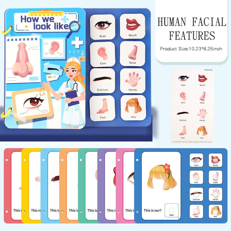 Quiet Toys, Baby Books, Busy Books, Montessori Books, Tear-and-shred Books, DIY Handicrafts, Kindergarten Children's Educational Toys