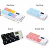 Large Capacity Smart Pill Case 7 Lattice Reminder Travel Medicine Box Colorful Weekly Pill Organizer Pill Storage