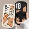 Case for Samsung Galaxy A50 A52 A55 A02s A51 A73 A30 A06 A04 A03 A20 A05 Soft Phone Cover Cartoon Capybara