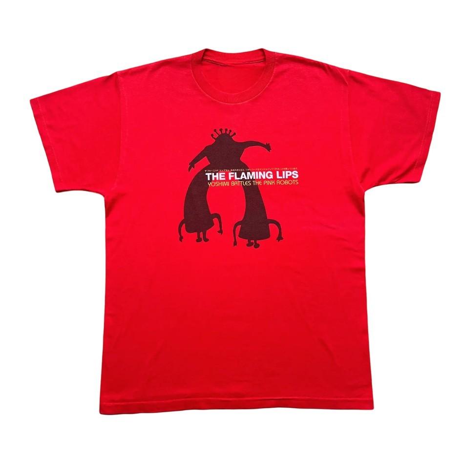 Vintage 00s The Flaming Lips Yoshimi Battles The Pink Robots Unisex T-shirt XXXXL
