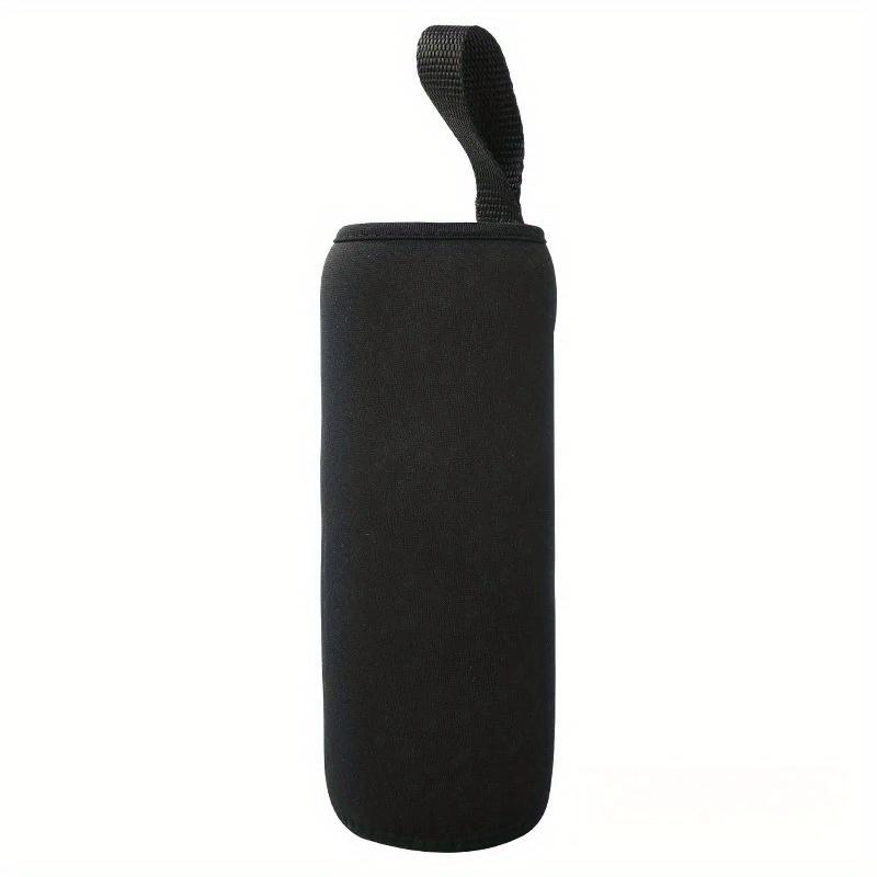1ks 750/1000/1500ml Sportovní pouzdro na láhev na vodu Černá izolovaná taška Pouzdro na hrnek/láhev Kryt na sportovní pohár Přenosná taška na pohár